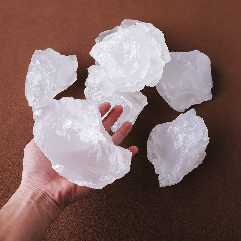 Natural Unpolished Clear Quartz Crystal Raw Stone1kg